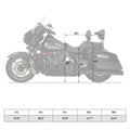 Driver Passenger Seat for Harley Electra Glide, Street Glide, Road King (2009-2023)