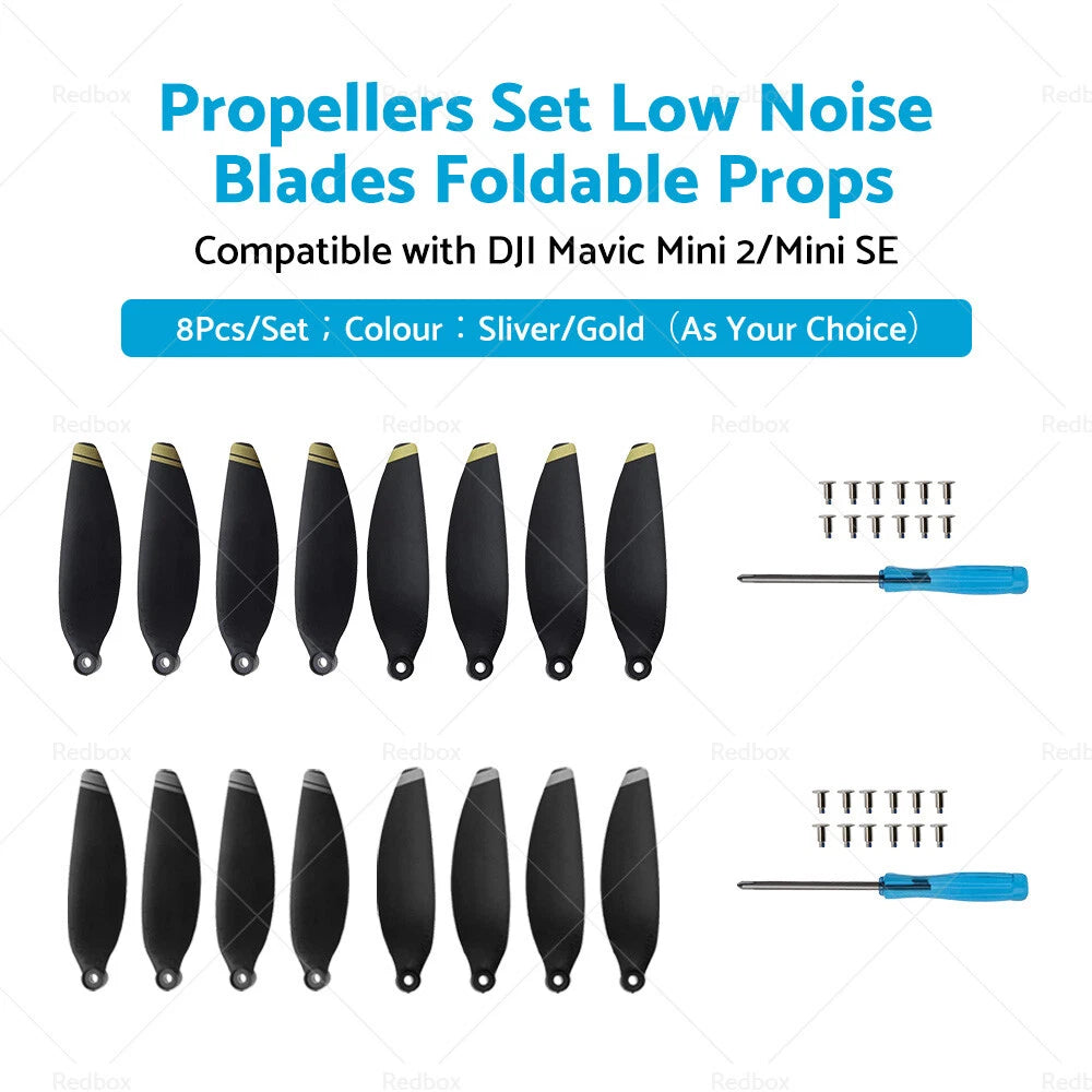 Foldable Low Noise Propellers for DJI Mavic Mini 2 Mini SE (2020–2021)