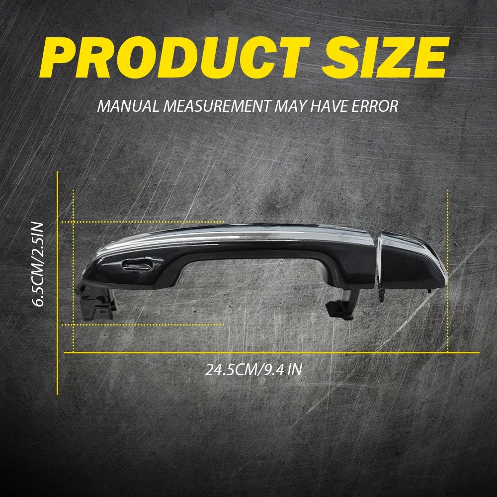 2X Rear Left & Right Exterior Door Handles for Toyota 4Runner (2010–2020)