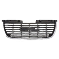 Replacement Black Chrome/Matte ABS Plastic Front Grille (See Compatible Chart)