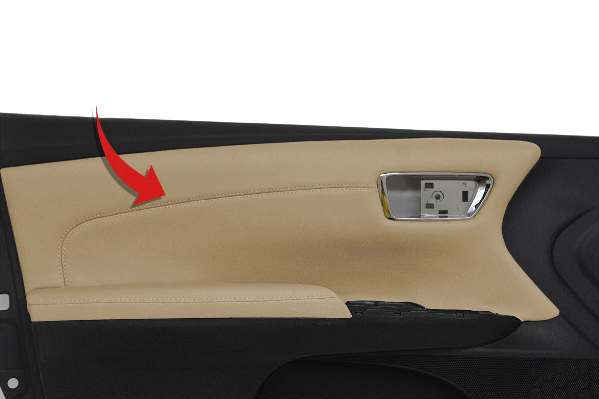 Leather Door Panel Cover for Toyota Avalon (2013–2018) Beige