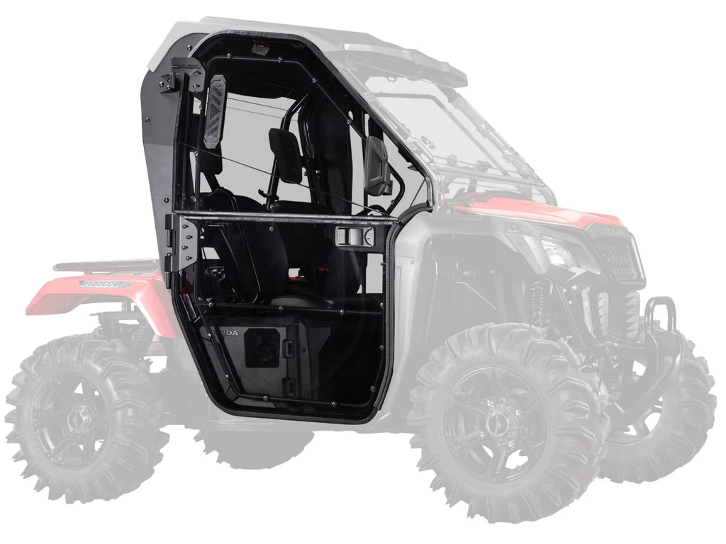 SuperATV Convertible Cab Enclosure Doors for Honda Pioneer 520 (2021–2023)