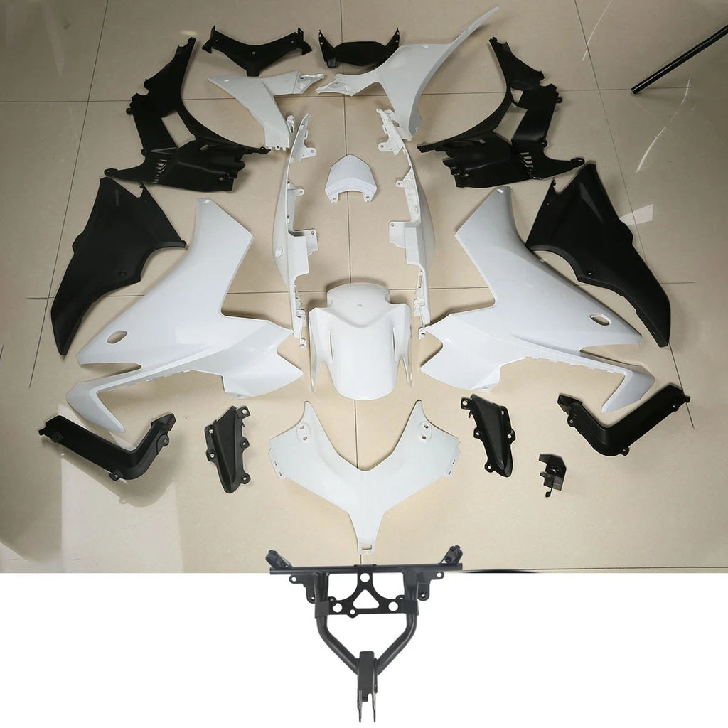 Unpainted Fairing Bodywork & Upper Stay Bracket for Honda CBR500R (2013–2015)