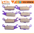 Set of 4 Carbon Fiber Brake Pads for Yamaha Grizzly 700 (2007–2012)