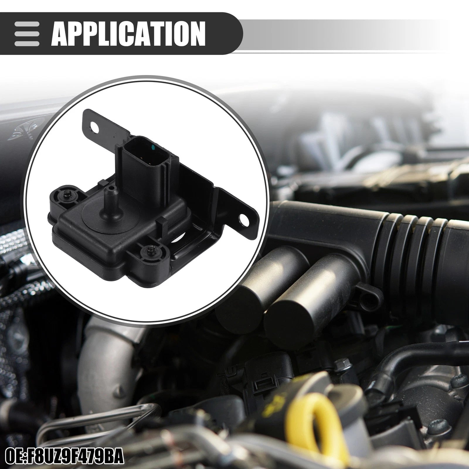 MAP Manifold Air Pressure Sensor for Ford E-350 Econoline (1998) No.F8UZ9F479BA