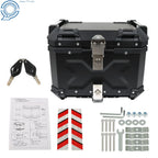 Set of 2 Aluminum Side Cases for Motorcycle (36L + 45L)