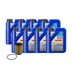 Oil Change Kit 8L Liqui Moly Leichtlauf High Tech 5W40 for Audi V8 4.2L (2003–2009)