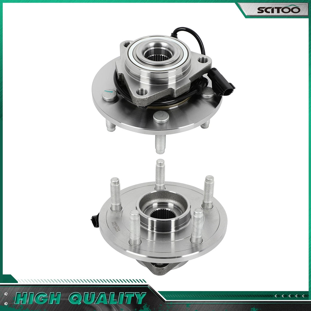 2X Front Wheel Bearing Hubs for Dodge Ram 1500 (2002–2005)