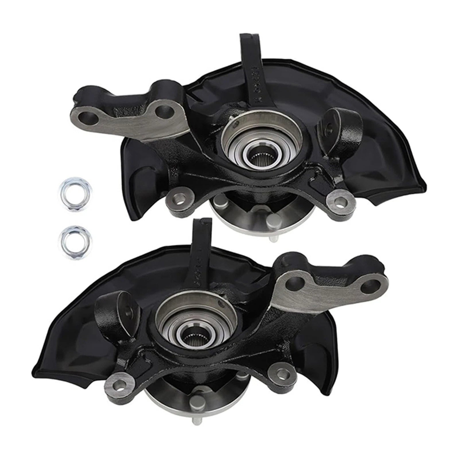 2X Front Steering Knuckle Wheel Bearing Hub Assy for Toyota Sienna (2004–2010)