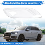 1 Pc Headlight Lens Cover for Audi Q7 (2006–2015) No. 4L0941030 Clear