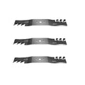 3 Toothed Blades for MTD Toro Cub Cadet 54" Deck Mowers (Fits 112-0931, 942-06)