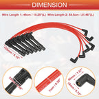 6X Spark Plug Wire Ignition Coil Cable No. 078905531B for Audi A4 A6 (1996–2005)
