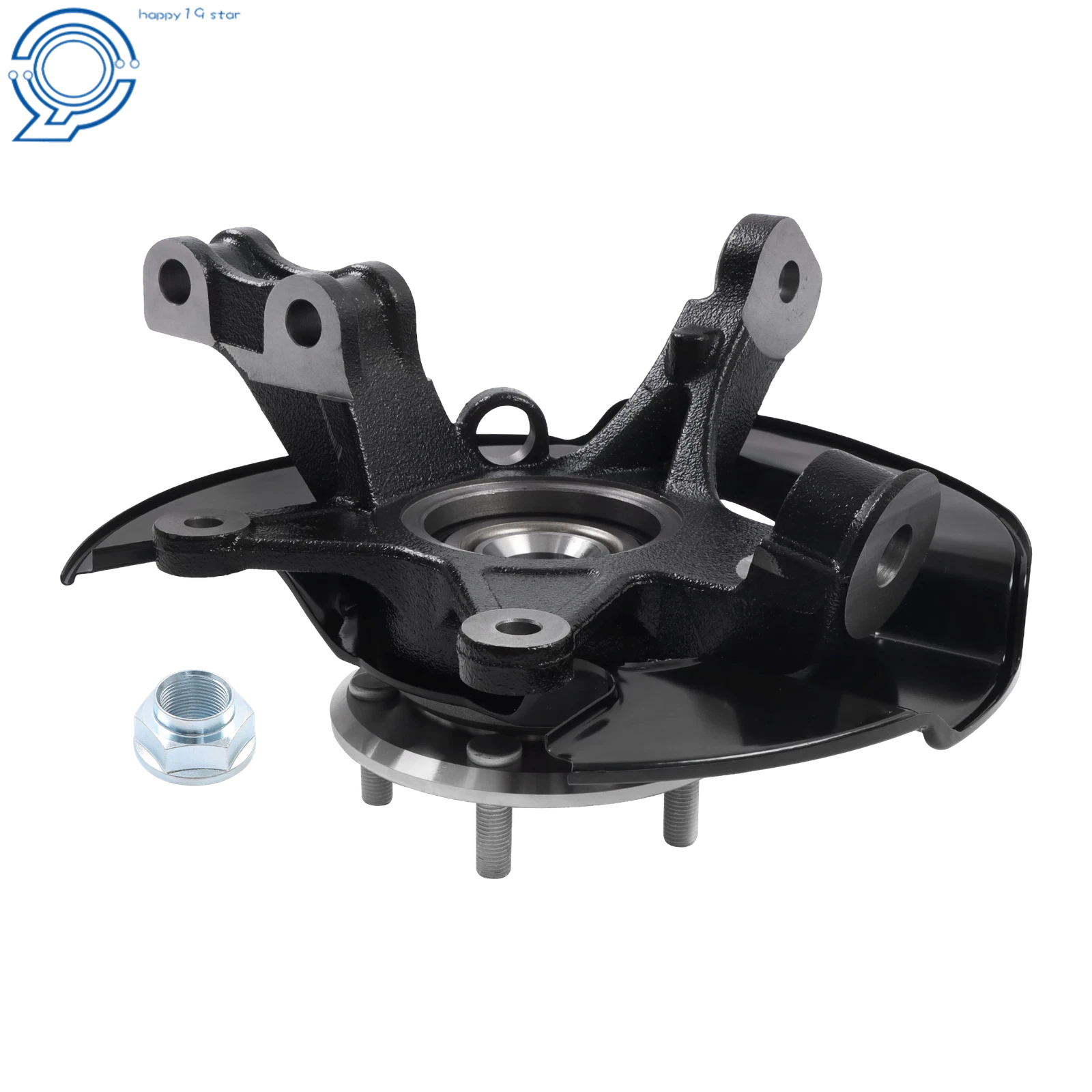 Front Right Steering Knuckle & Wheel Hub Bearing for Honda Pilot (2003-2004)