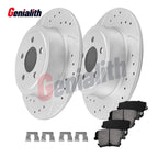 Rear Brake Rotor Ceramic Pad for Dodge Challenger Charger Chrysler 300 (2006–2020)