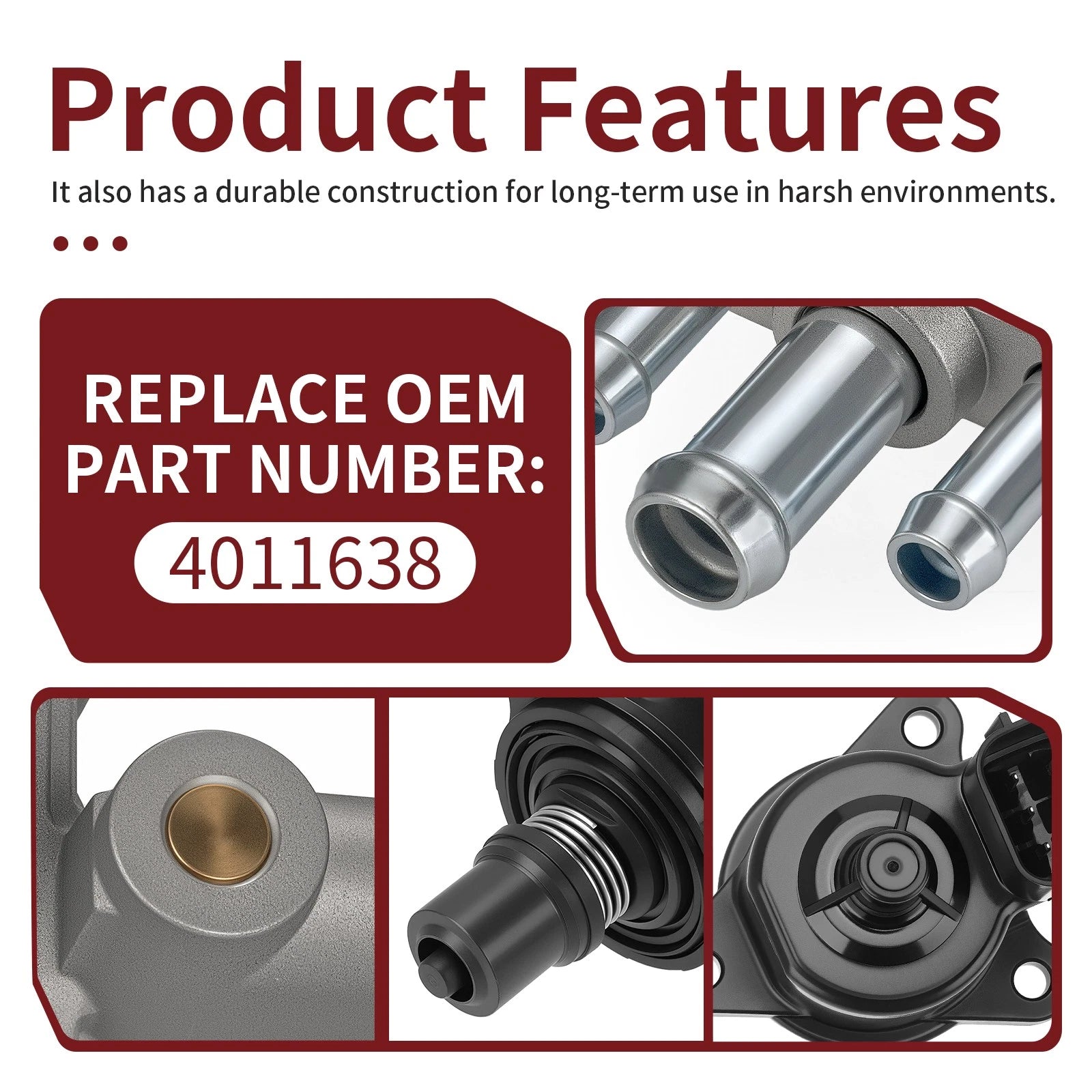 Idle Air Control Sensor Valve Kit for Polaris Sportsman 850, RZR 900 (2013–2021)