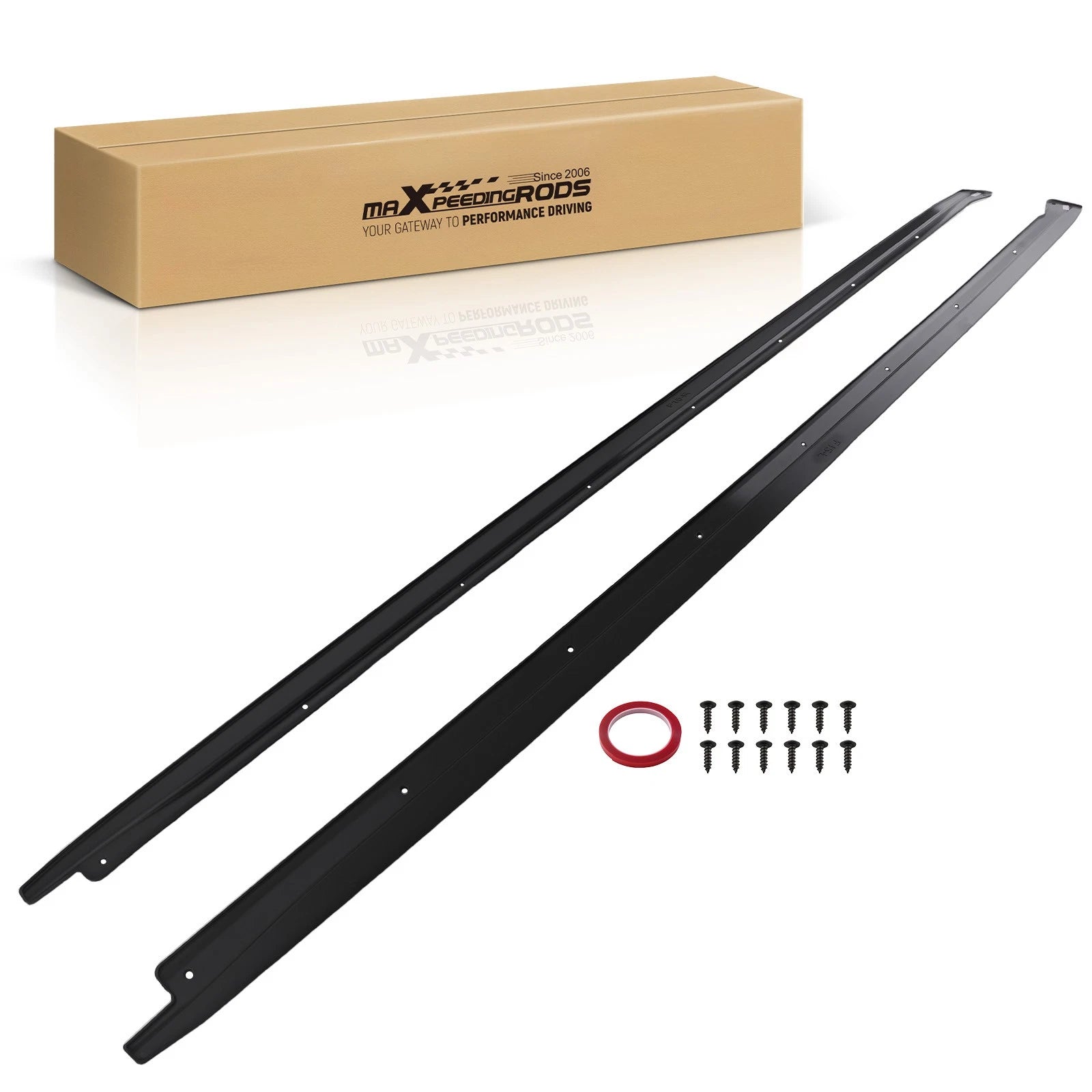 Side Skirt Extension for BMW X5 X6 (2015–2019) ABS Plastic