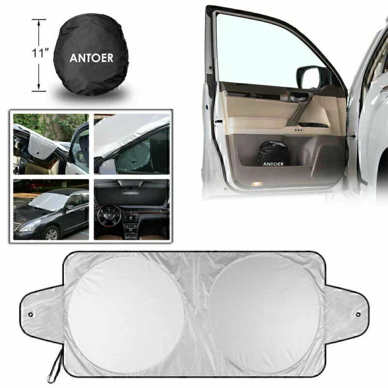 Folding Sun Shade Block Cover for Car Front Windshield Visor (All Years)