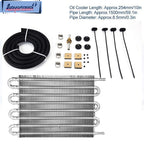 8 Row Aluminum Remote Transmission Oil Cooler for Auto-Manual Radiator