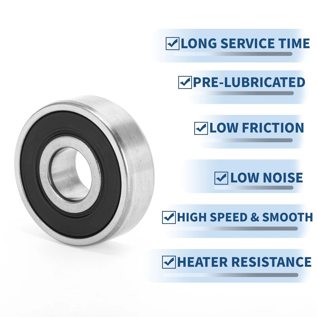 6302DDU Deep Groove Ball Bearing for Scooter Skateboard (15x42x13mm)