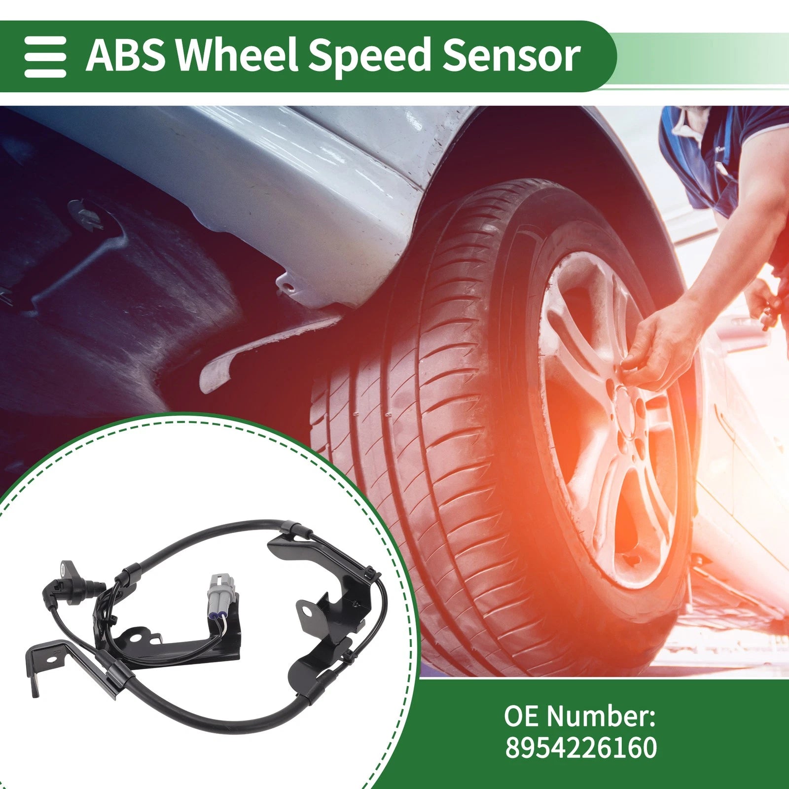 ABS Wheel Speed Sensor No. 8954226160 for Toyota Hiace (2005–2019) Front Right