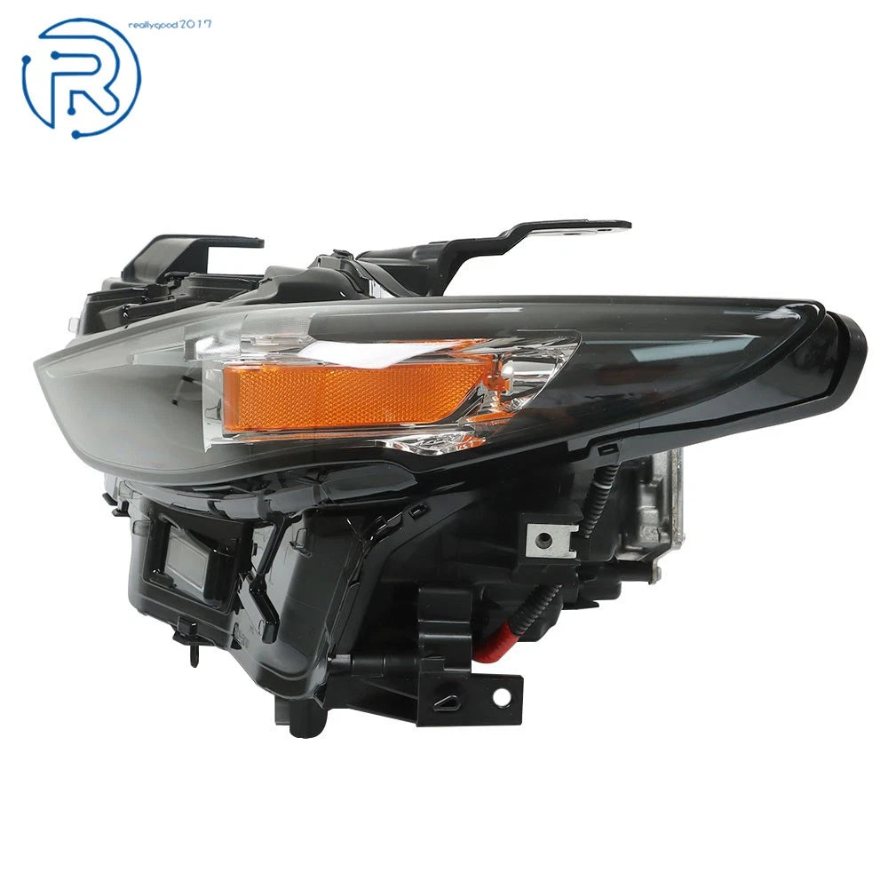 Headlight Assembly for Mazda 3 (2019-2021) Left Driver Side Black Housing