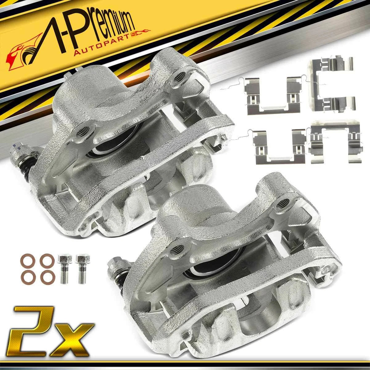 Pair Front Brake Calipers for Nissan Altima/Maxima (2002–2006)