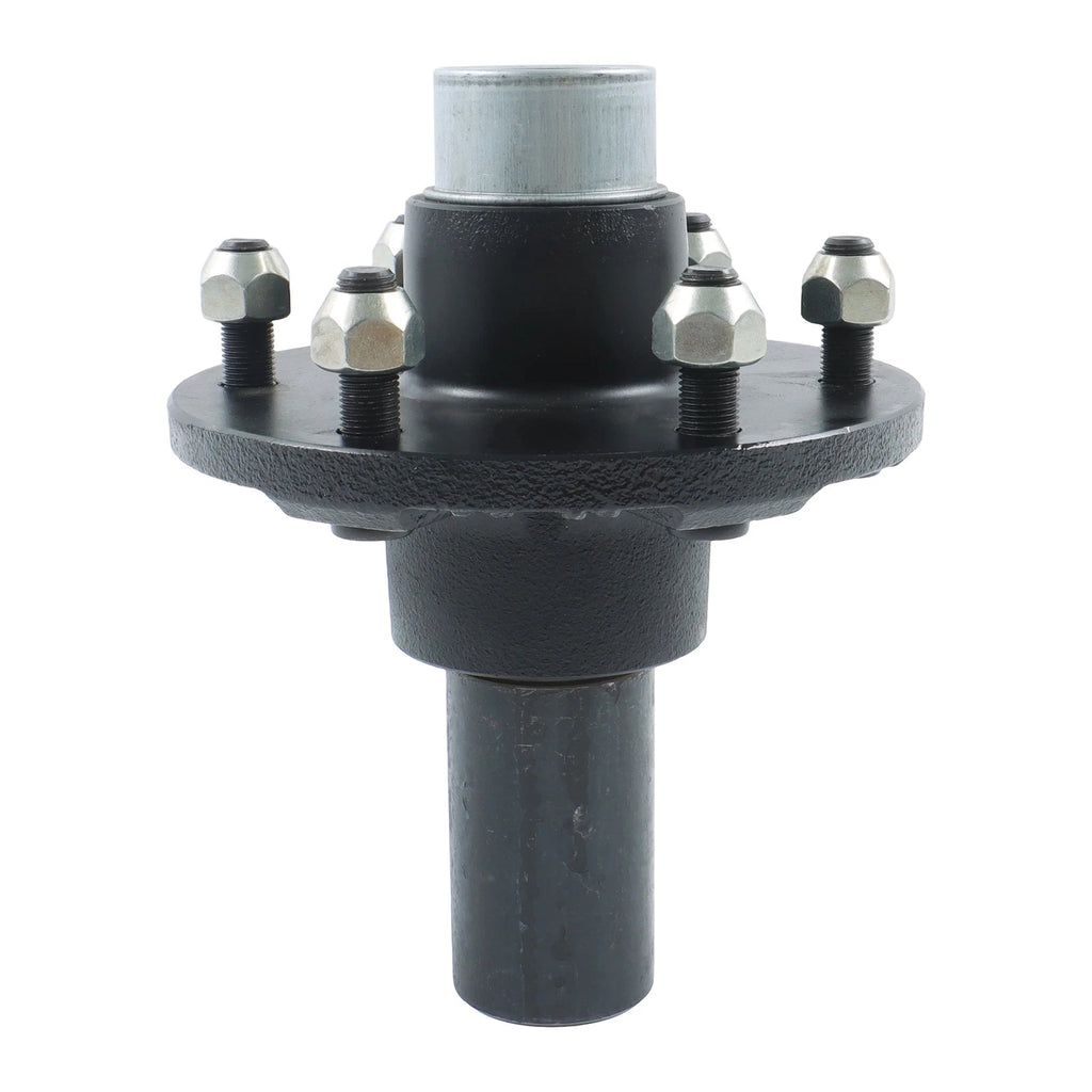 Spindle Trailer Hub Kit with Bearing Kit for 6 Bolt 5.5" Trailers