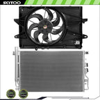 AC Condenser and Cooling Fan Kit for Chevrolet Equinox (2010–2015)