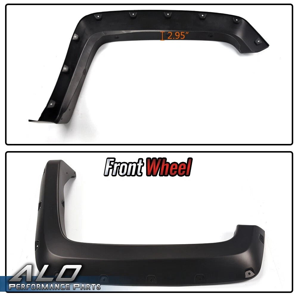 Set of 4 Pocket-Riveted Fender Flares for Chevy Silverado (2014–2018)