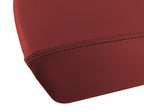 Leather Console Lid Armrest Cover for Ford Edge (2011–2020) Red Black Stitch