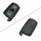 Carbon Fiber Pattern Silicone Key Fob Cover for BMW First Gen (2011-2013)