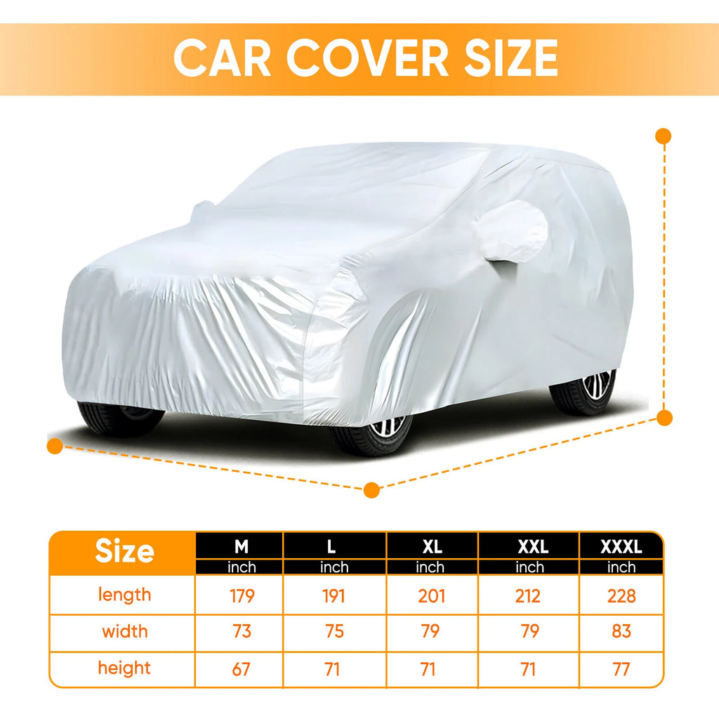 Full SUV Car Cover Waterproof Universal Truck SUV M-3XL