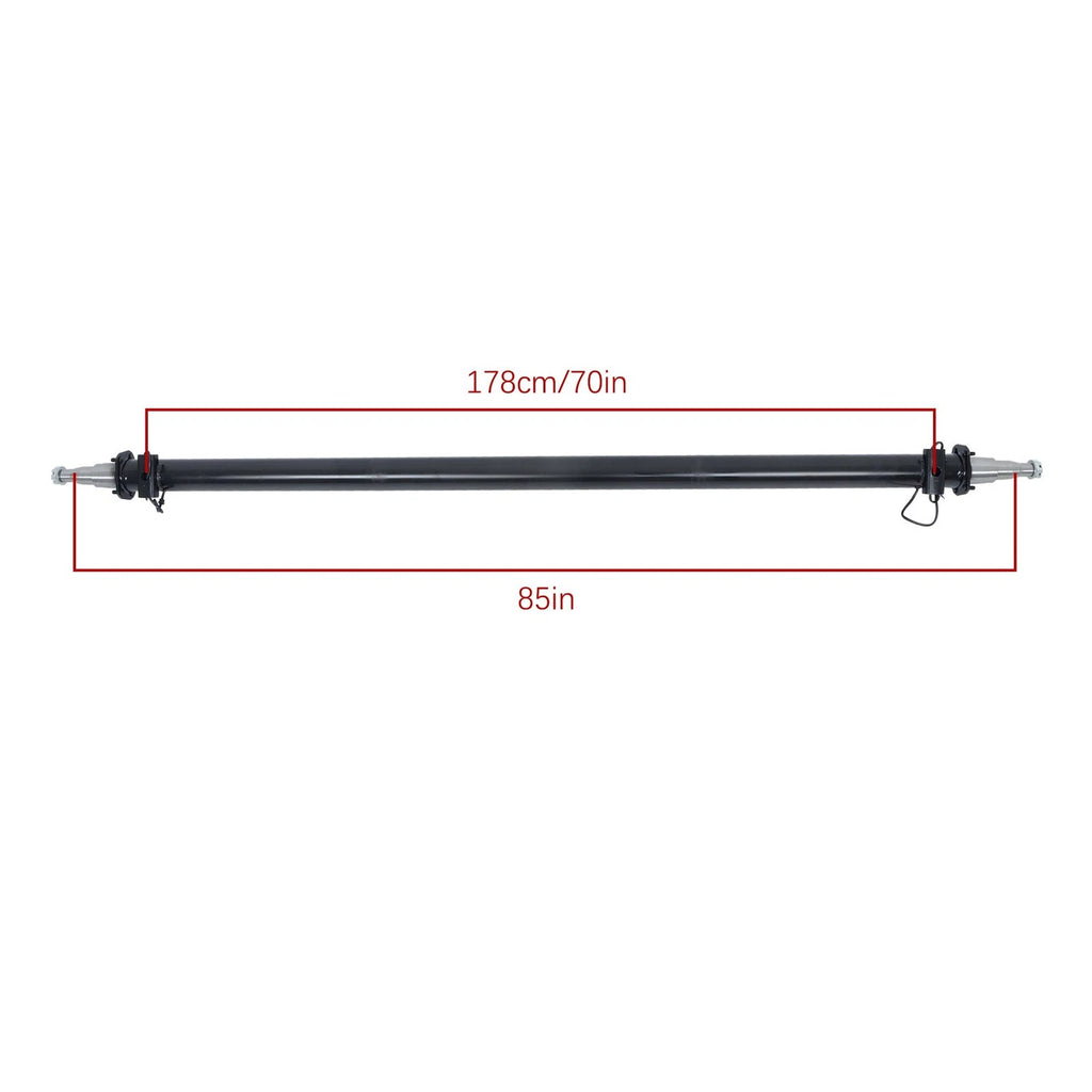 85" Hub Face 70" Spring Center for 6000lbs Trailer Axle Beam with Idler