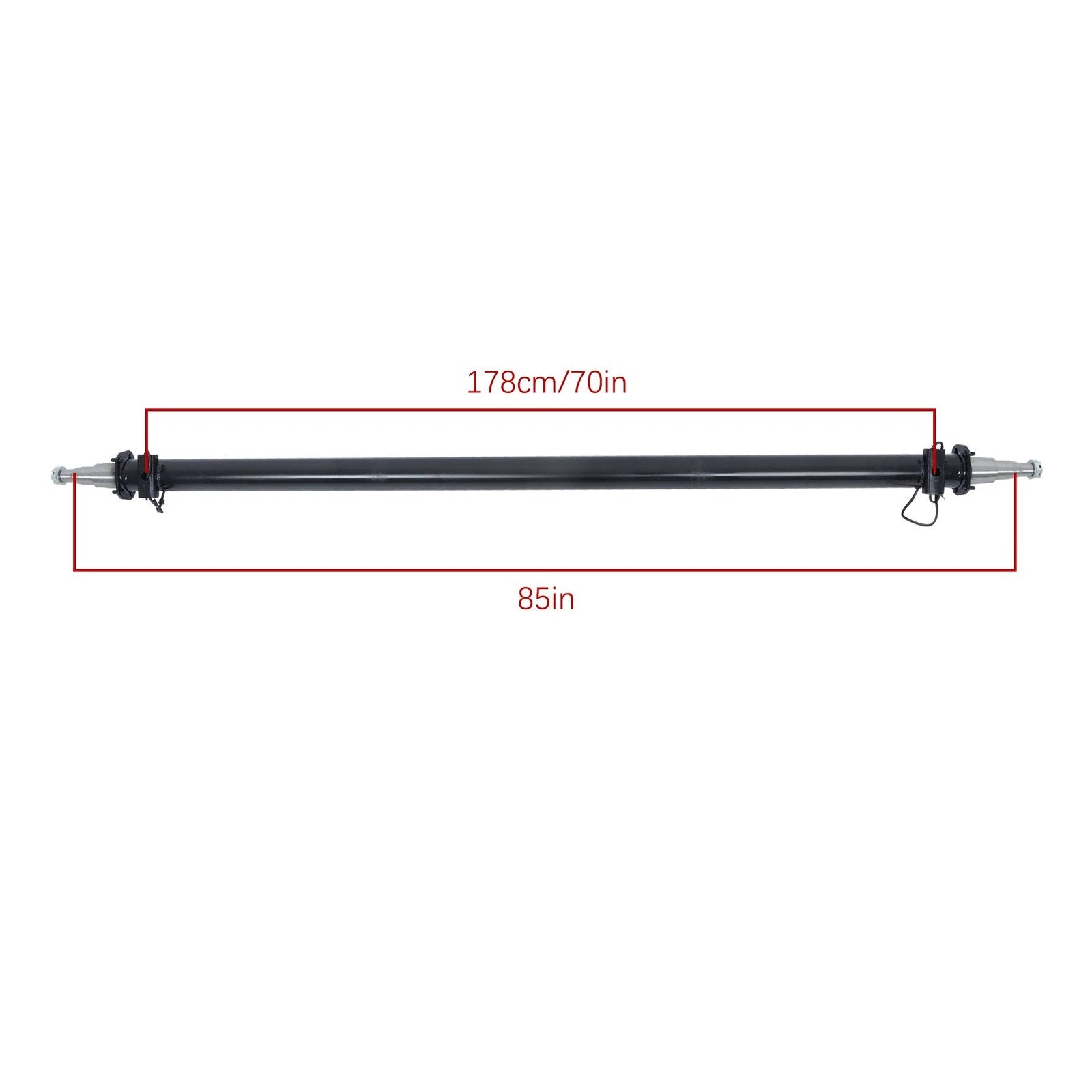 85" Hub Face 70" Spring Center for 6000lbs Trailer Axle Beam with Idler