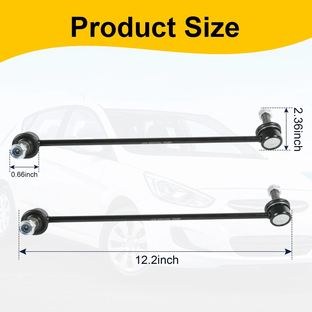 Set of 2 Front Sway Bar Links for Hyundai Santa Fe Veracruz Kia Sorento (2007–2012)