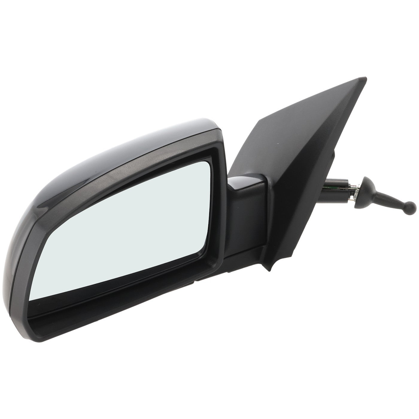 Manual Remote Mirror for Kia Rio Sedan (2006–2009) Left Paintable Folding