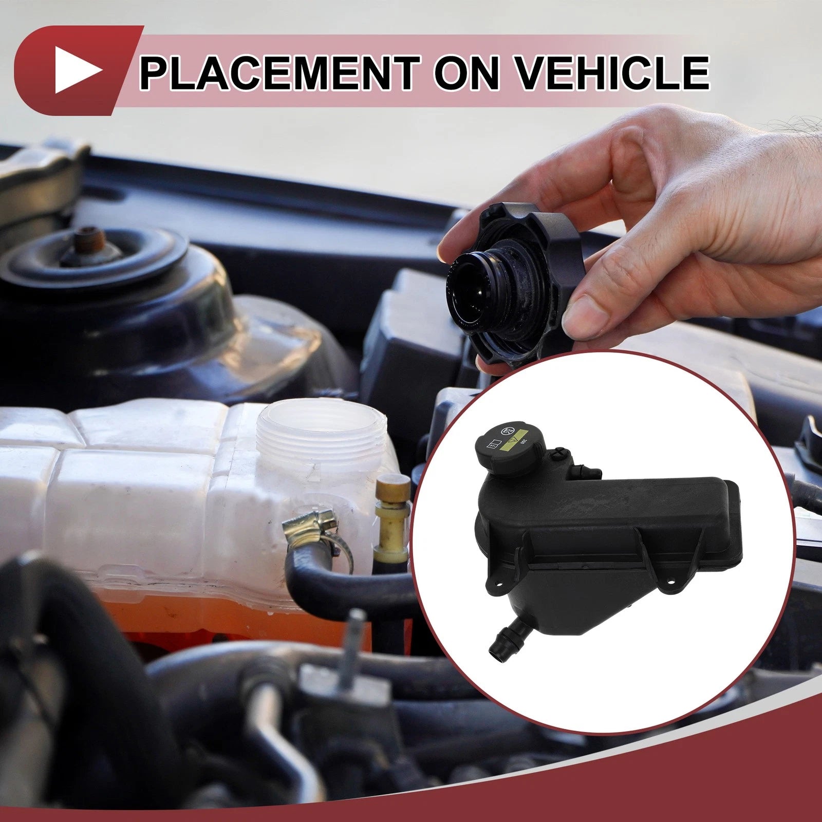 Coolant Expansion Overflow Tank with Cap No. 17107514964 for BMW X5 (2000–2003)