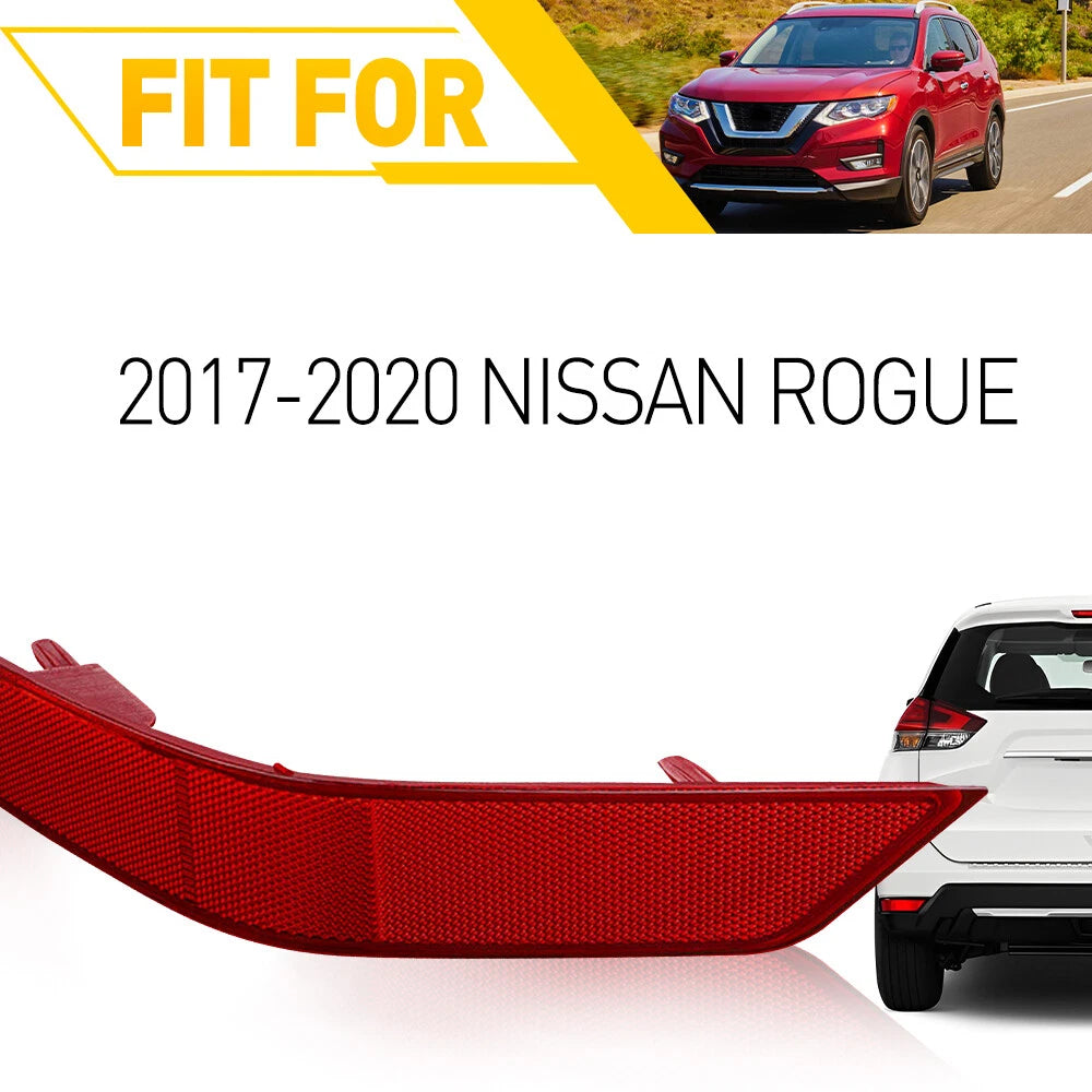Left Rear Bumper Reflector for Nissan Rogue (2017–2020)