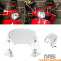 Windshield for Vespa Sprint 150 w/Stainless Steel Bracket