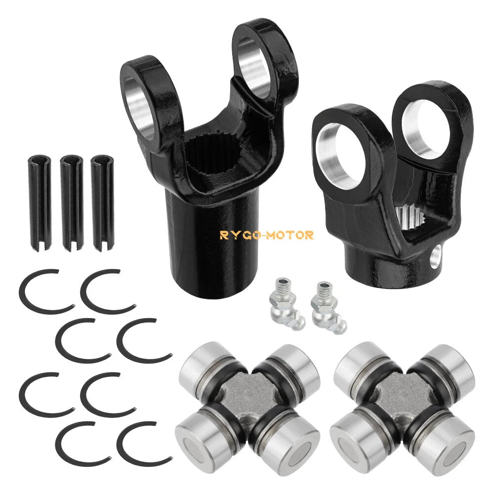 Front Prop Shaft Yoke & U-Joint Kit (2 Side) for Polaris RZR 570 800 900