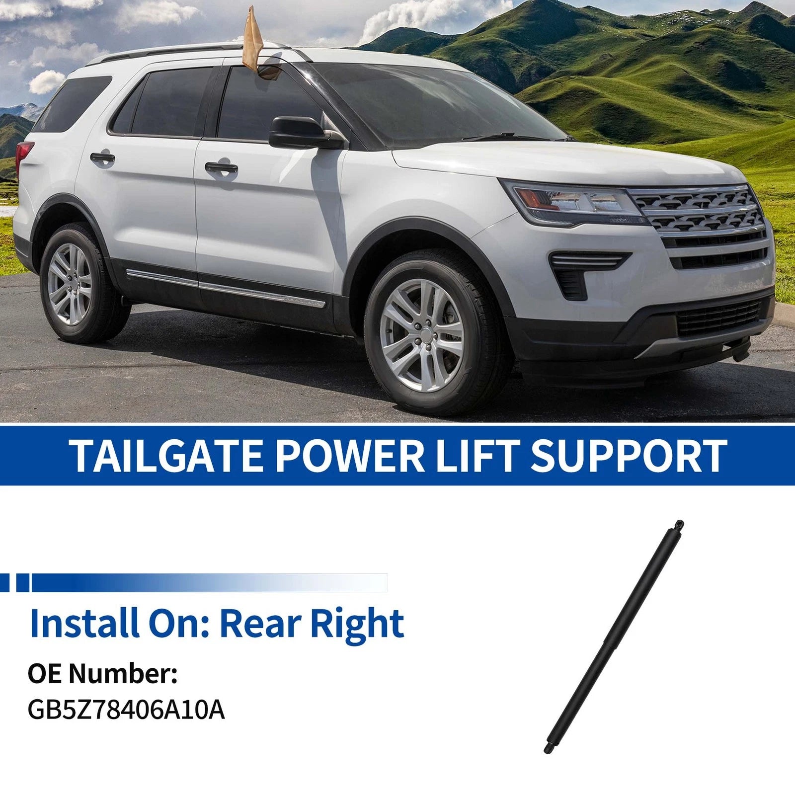 Rear RH Tailgate Power Lift Support for Ford Explorer (2016–2019) No.GB5Z78406A10A