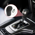 1 Pc Gear Shift Knob Cover for Hyundai Tucson (2015–2018) Black Grey Faux Leather