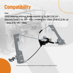 1PC Front Right Window Regulator for Nissan Altima (2007–2010) 80770JA000