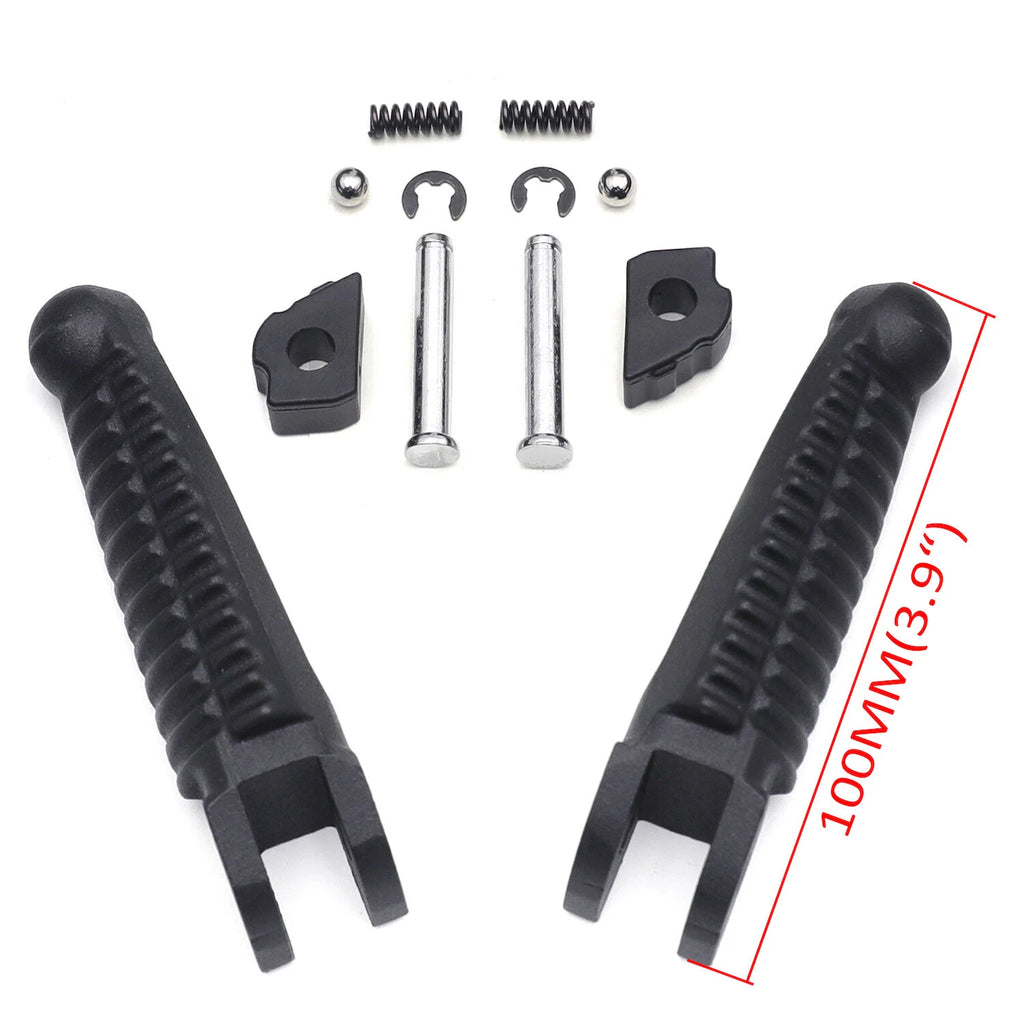 Black Rear Passenger Footpeg Footrest for Ducati 848 (2008), 1098/S (2007-2008), 1098 (2010-2011)