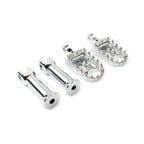 Chrome Rear Passenger Foot Pegs with Bracket for Harley Softail Street Bob (2018–2020)