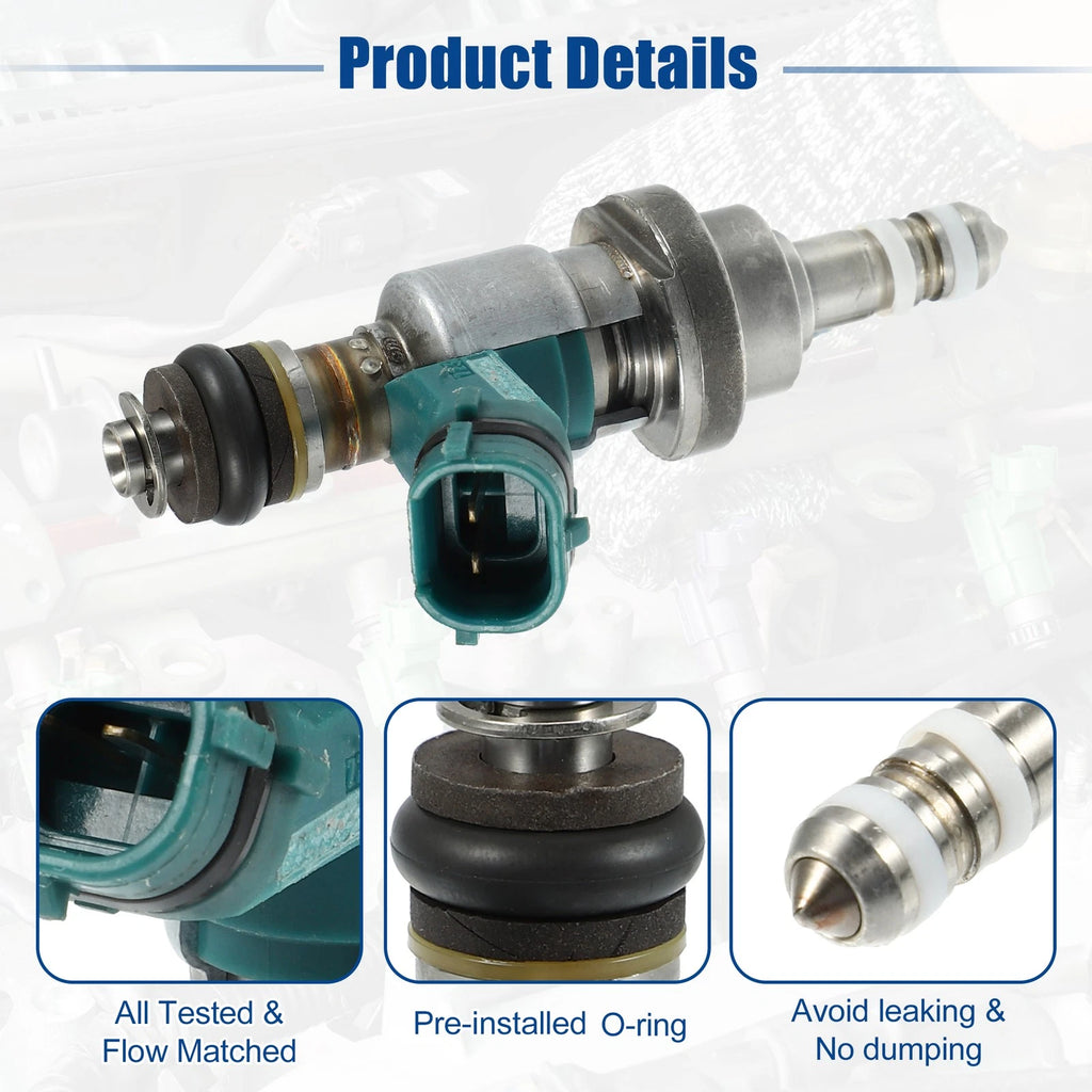 6X Fuel Injector Nozzle 23209-31020 for Lexus GS300 (2006)