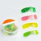 50X T-Tail Wobblers Soft Silicone Lures with Attractant for Anglers