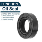 Set of 5 Oil Seal Rotary Shaft Seal NBR Rubber 14x25x7mm