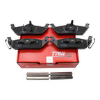 Set of 4 TRW Pro Rear Ceramic Brake Pads for Ford F-150 Lincoln Mark LT (2004–2008)