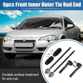 Set of 6 Front Inner Outer Tie Rod End Links for Dodge Grand Caravan 